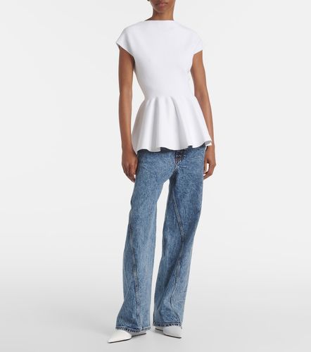 Alaïa Top con peplum - Alaia - Modalova