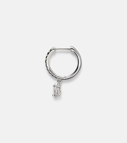 Kt white gold single earring with diamonds - Anita Ko - Modalova