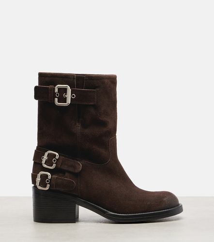 Chloe Dakota suede biker boots - Chloe - Modalova
