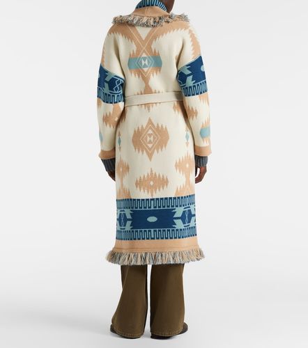 Icon jacquard virgin wool cardigan - Alanui - Modalova