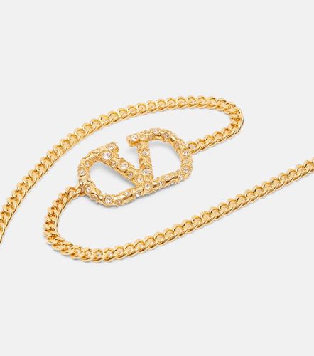VLogo crystal-embellished belt - Valentino - Modalova