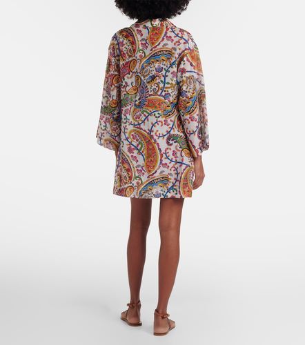 Túnica de algodón y seda estampada - Etro - Modalova