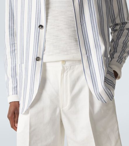 Brioni Shorts in lino e cotone - Brioni - Modalova
