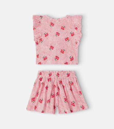 Fábula Set de top y shorts Jardinzinho de algodón - Fabula - Modalova