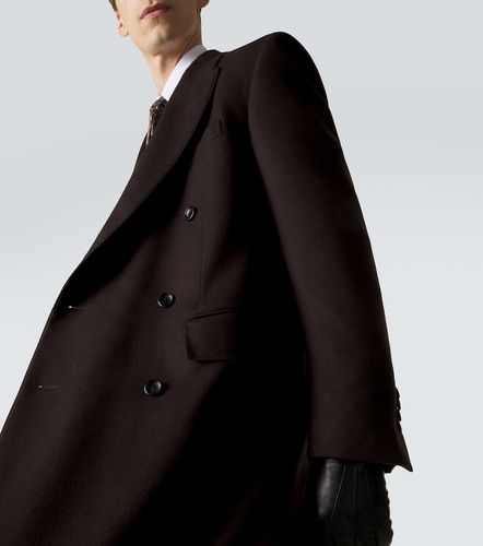Cappotto doppiopetto in lana e seta - Tom Ford - Modalova
