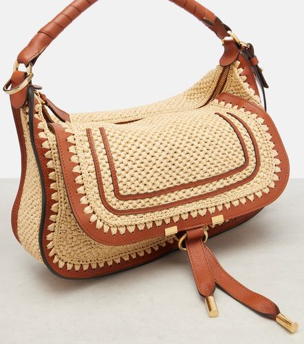 Marcie Small raffia-effect shoulder bag - Chloe - Modalova