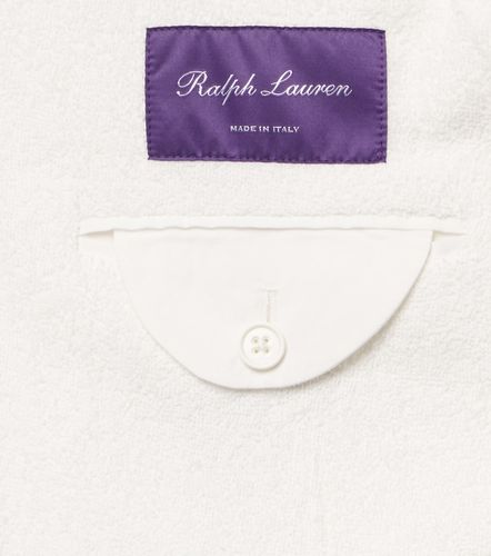 Blazer de rizo de algodón bordado - Ralph Lauren Purple Label - Modalova