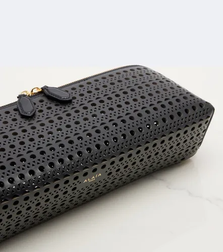Alaïa Clutch Delta Small aus Leder - Alaia - Modalova