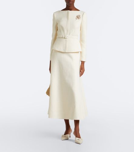 Belted embellished boucle jacket - Roland Mouret - Modalova