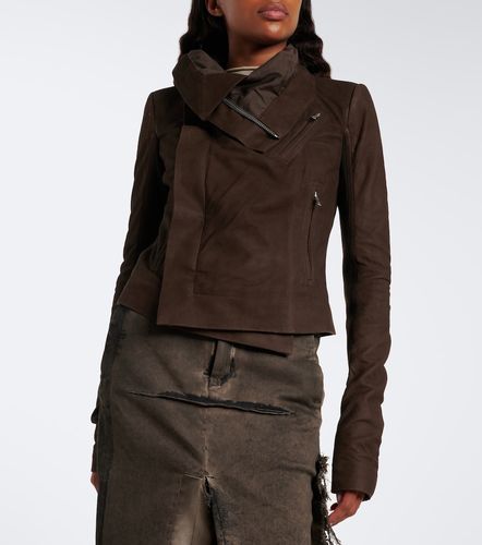 Classic Biker suede jacket - Rick Owens - Modalova