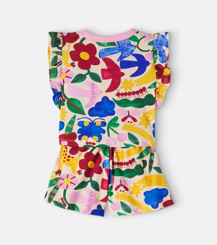 Fábula Set de top y shorts de algodón estampado - Fabula - Modalova