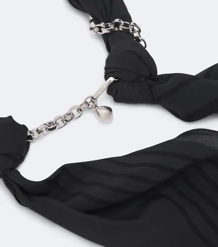 Toteme Chain-detail silk scarf - Toteme - Modalova
