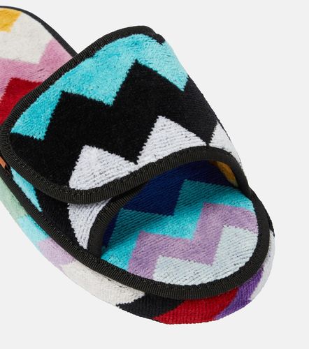 Slippers Cyrus de rizo en zigzag - Missoni - Modalova