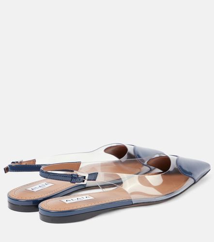 Alaïa Ballerine slingback Le Cœur in vernice e PU - Alaia - Modalova