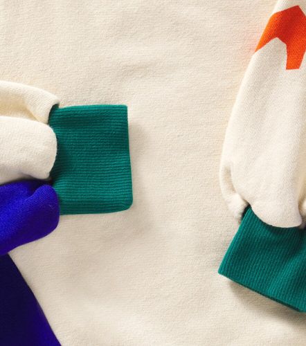 Sudadera de jersey de algodón color block - Bobo Choses - Modalova