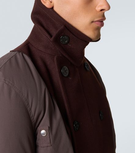 Double-breasted wool puffer jacket - Sacai - Modalova