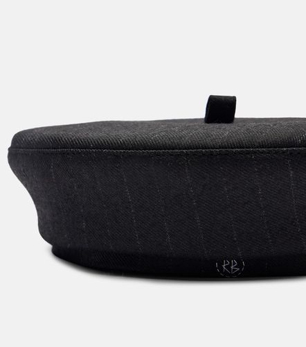 Pinstriped wool-blend beret - Ruslan Baginskiy - Modalova