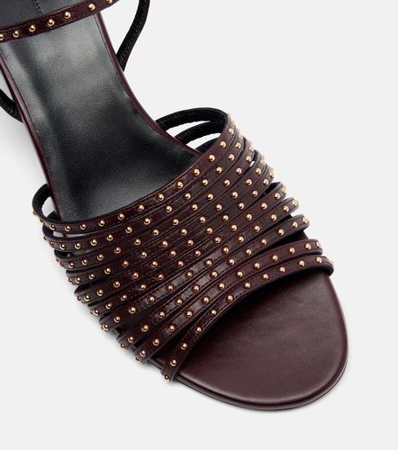 Sandali con zeppa Drew 35 in pelle con borchie - Khaite - Modalova