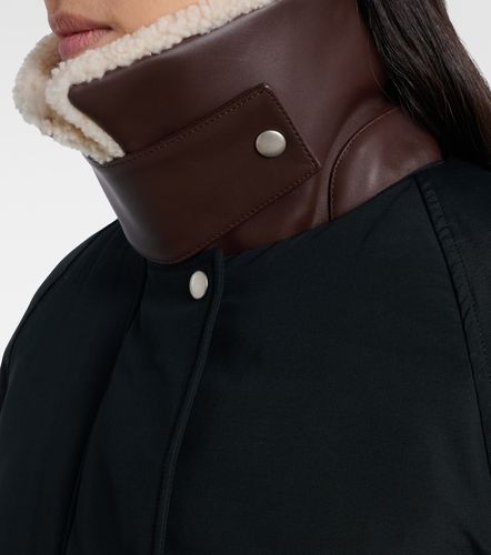 Giacca in misto cotone con shearling - Loewe - Modalova