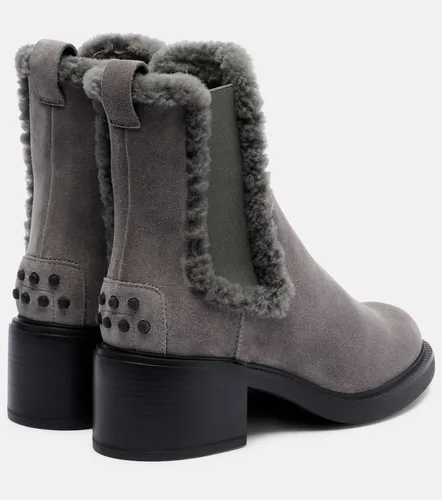 Botines 60 de ante con borrego - Tod's - Modalova
