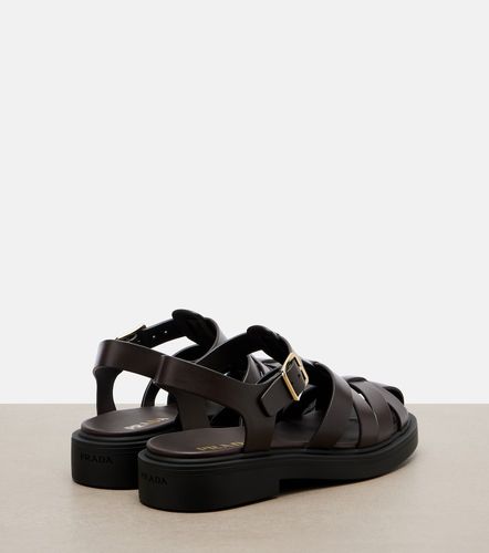 Prada Leather fisherman sandals - Prada - Modalova
