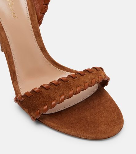 Sandali slingback in suede e pelle - Gianvito Rossi - Modalova