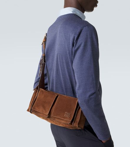 Utilitaire suede shoulder bag - Miu Miu - Modalova