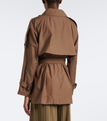 Cropped Trenchcoat aus einem Baumwollgemisch - Max Mara - Modalova