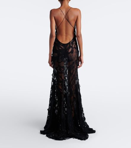 Vestido de fiesta de encaje - Roberto Cavalli - Modalova