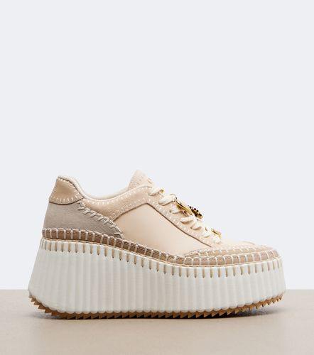Chloé Zapatillas con plataforma Nama de ante y piel - Chloe - Modalova