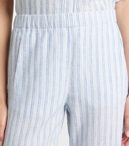 Pantaloni Evony in cotone e lino a righe - Velvet - Modalova