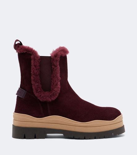 Arosa shearling-lined suede ankle boots - Bogner - Modalova