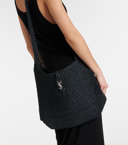 Le 5 a 7 Medium raffia shoulder bag - Saint Laurent - Modalova