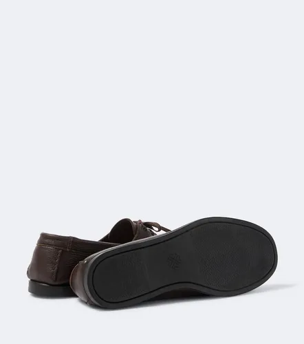 City Moc leather boat shoes - Saman Amel - Modalova