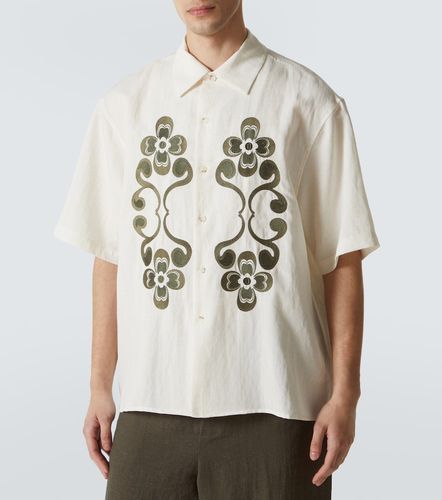 Reflection embroidered bowling shirt - Commas - Modalova
