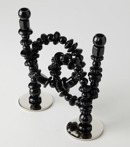 Portavelas Beads de vidrio - Polspotten - Modalova