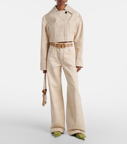 Jeans anchos efecto cocodrilo - Jacquemus - Modalova