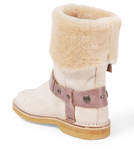 PèPè Botas de ante con forro de borrego - PePe - Modalova