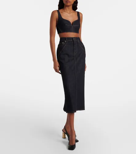Givenchy Falda midi de denim - Givenchy - Modalova