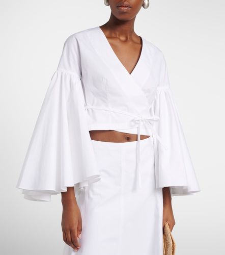Top envolvente Paysan de popelín de algodón - Jacquemus - Modalova