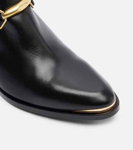 Zalya studded leather ankle boots - Isabel Marant - Modalova