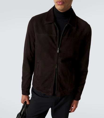 Chaqueta blouson de ante - Thom Sweeney - Modalova