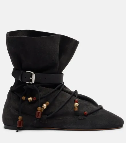 Letiz suede ankle boots - Isabel Marant - Modalova