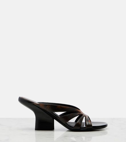 Distressed leather mules - Dries Van Noten - Modalova