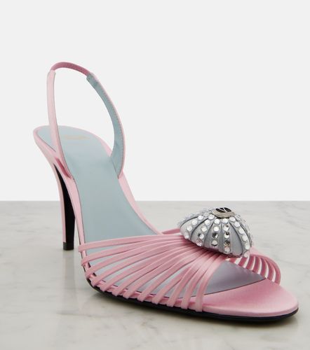 Cour Royal satin slingback sandals - Valentino Garavani - Modalova