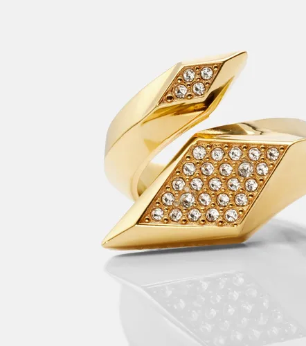 Versace Anello con cristalli - Versace - Modalova
