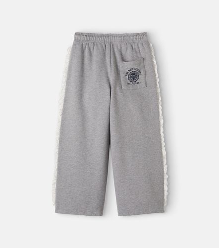 Pantalones deportivos Ash de jersey de algodón con encaje - The New Society - Modalova