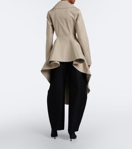 Alaïa Abrigo asimétrico de popelín de algodón - Alaia - Modalova