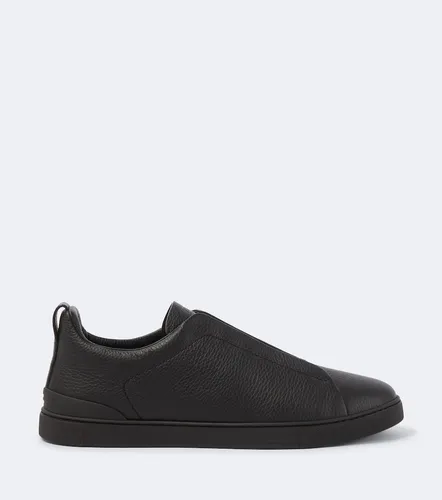 Triple Stitch leather sneakers - Zegna - Modalova
