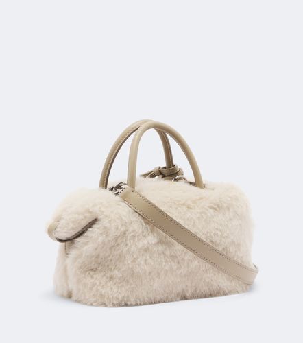 Borsa Small in teddy con pelle - Max Mara - Modalova